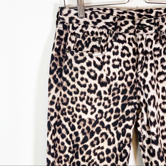 RAG & BONE ANIMAL PRINT BOYFRIEND JEANS - Picture 4 of 8